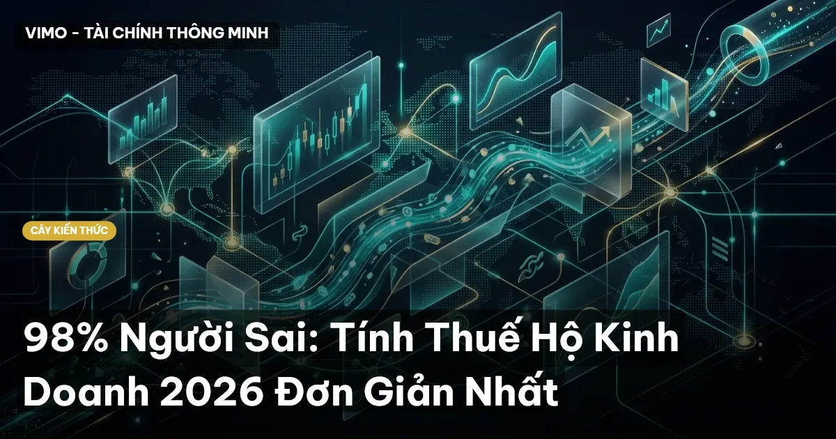 98% Người Sai: Tính Thuế Hộ Kinh Doanh 2026 Đơn Giản Nhất