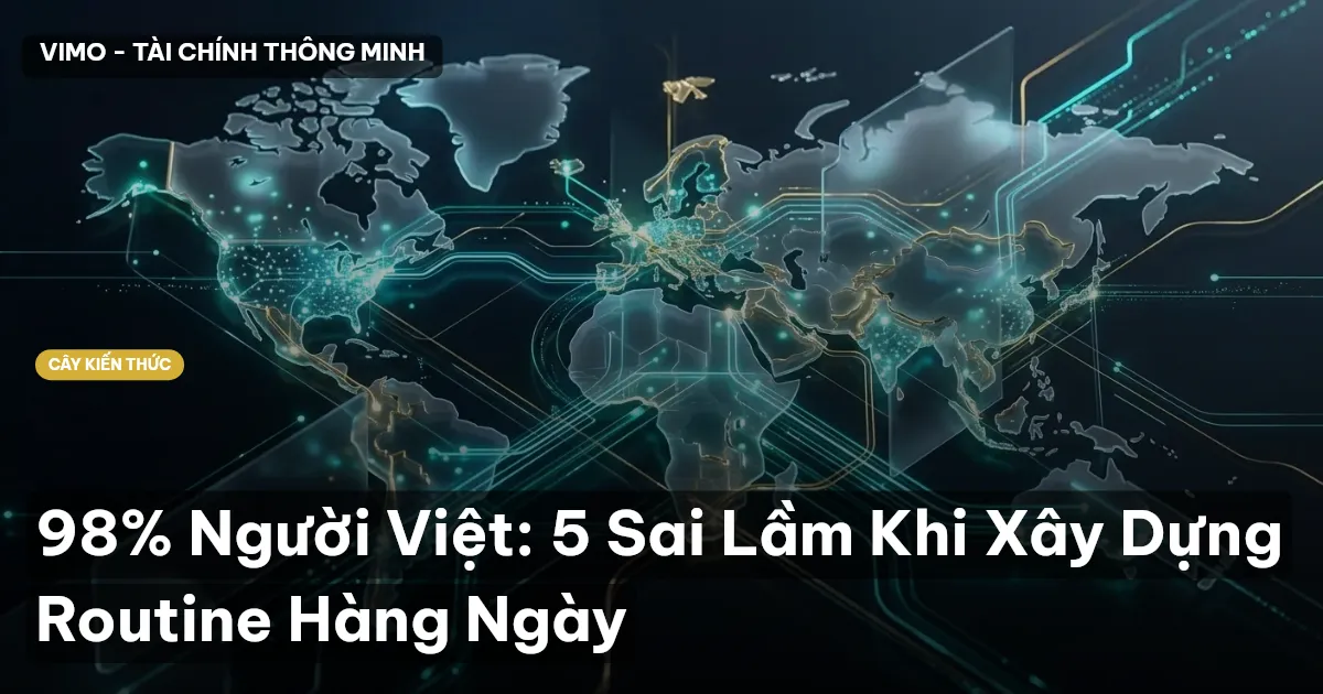 98% Người Việt: 5 Sai Lầm Khi Xây Dựng Routine Hàng Ngày