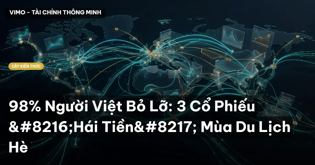 98% Người Việt Bỏ Lỡ: 3 Cổ Phiếu ‘Hái Tiền’ Mùa Du Lịch Hè