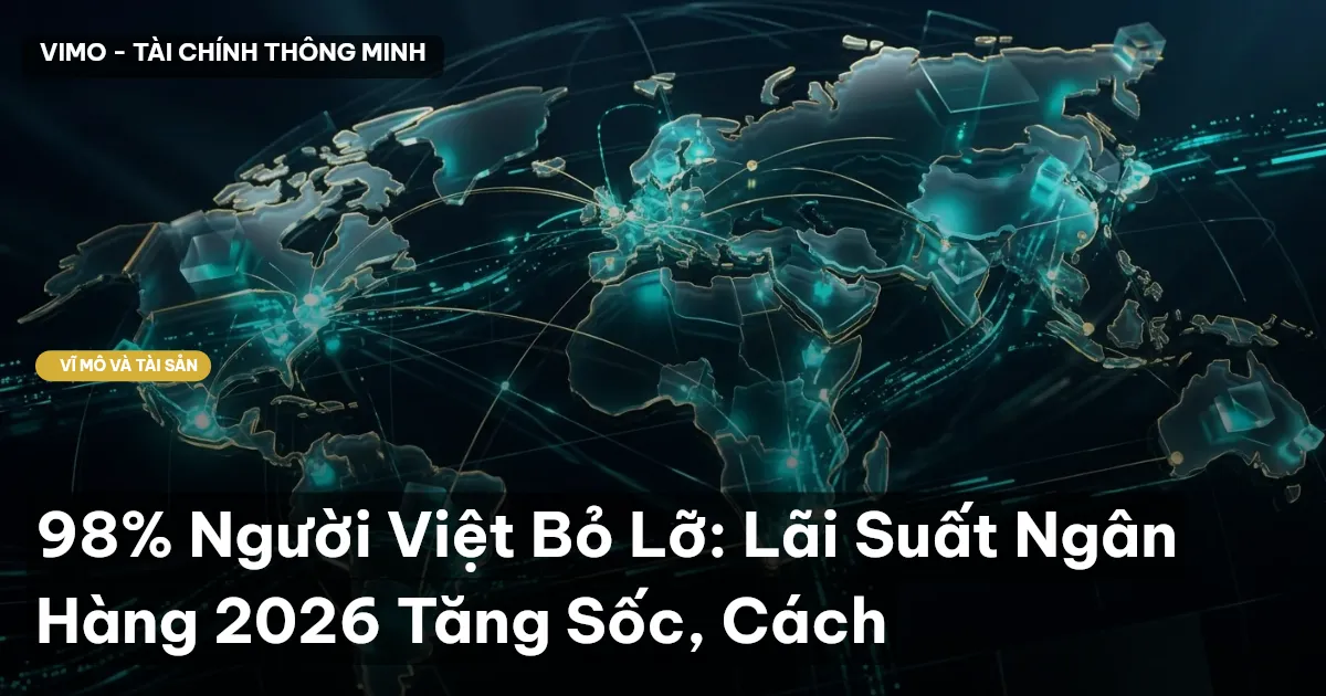 98% Người Việt Bỏ Lỡ: Lãi Suất Ngân Hàng 2026 Tăng Sốc, Cách