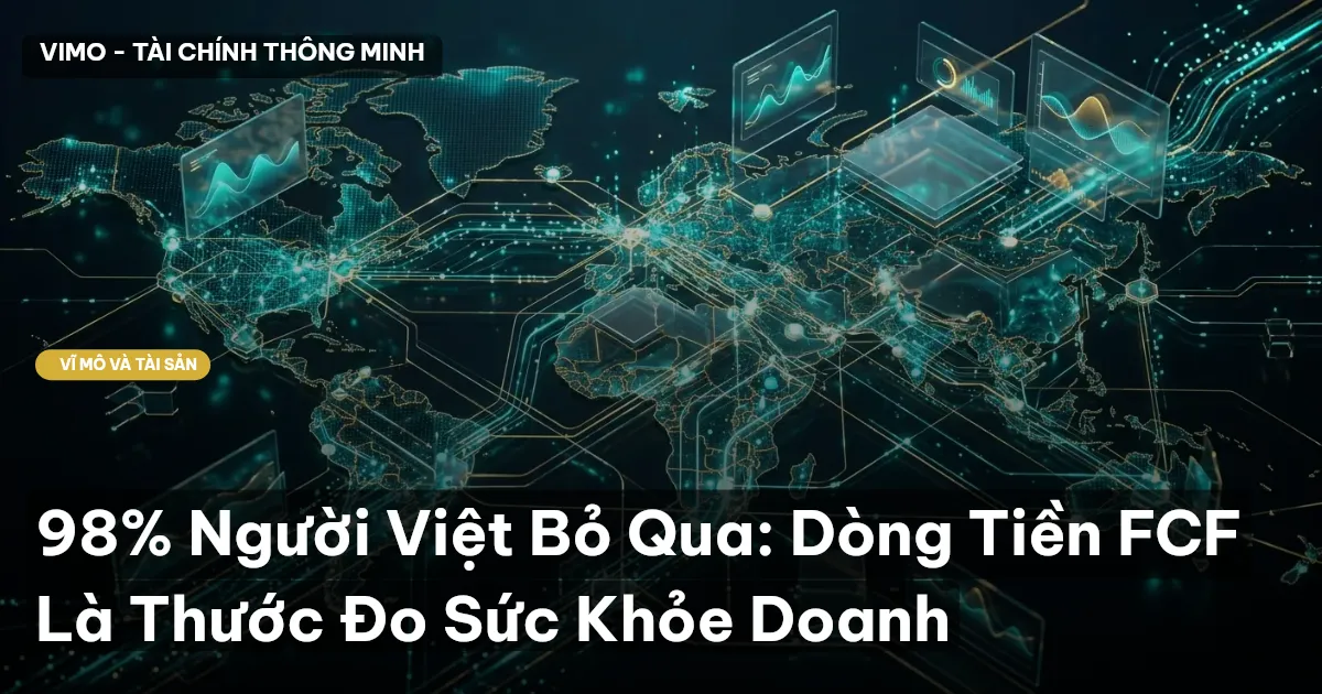 98% Người Việt Bỏ Qua: Dòng Tiền FCF Là Thước Đo Sức Khỏe Doanh