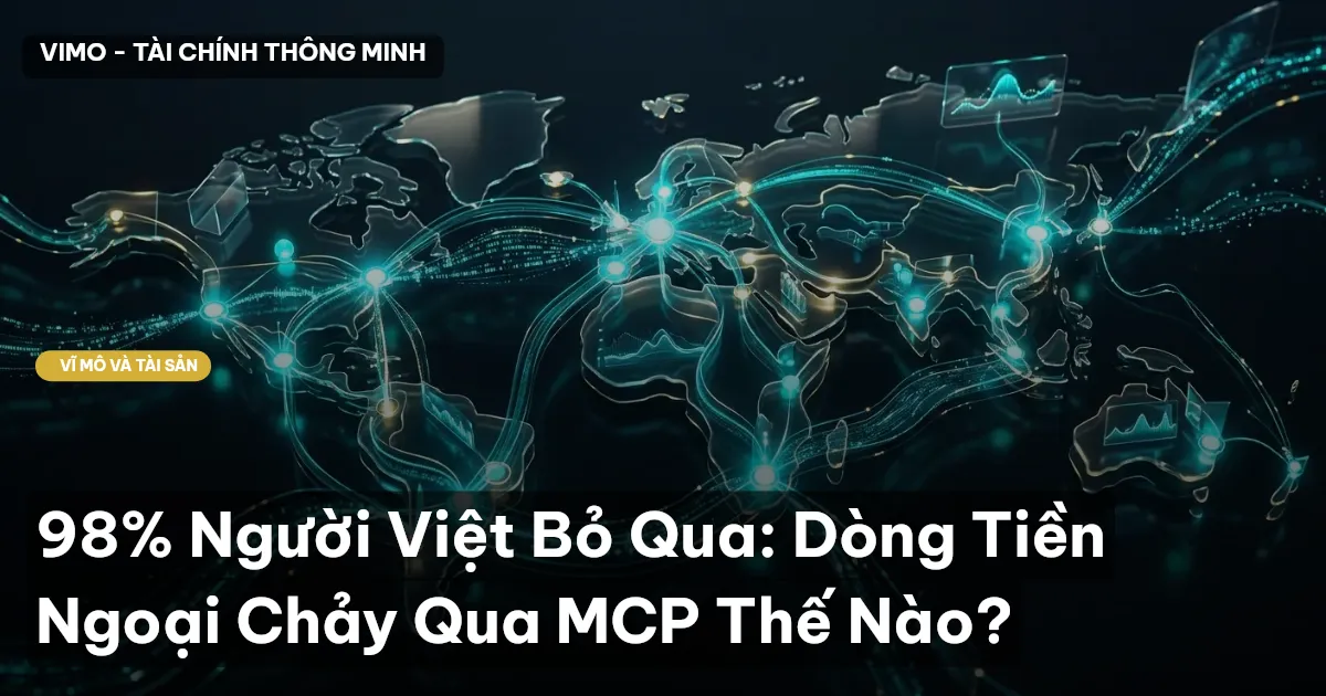 98% Người Việt Bỏ Qua: Dòng Tiền Ngoại Chảy Qua MCP Thế Nào?
