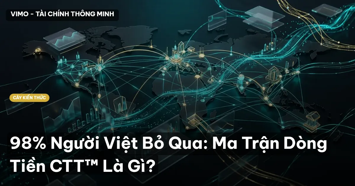 98% Người Việt Bỏ Qua: Ma Trận Dòng Tiền CTT™ Là Gì?