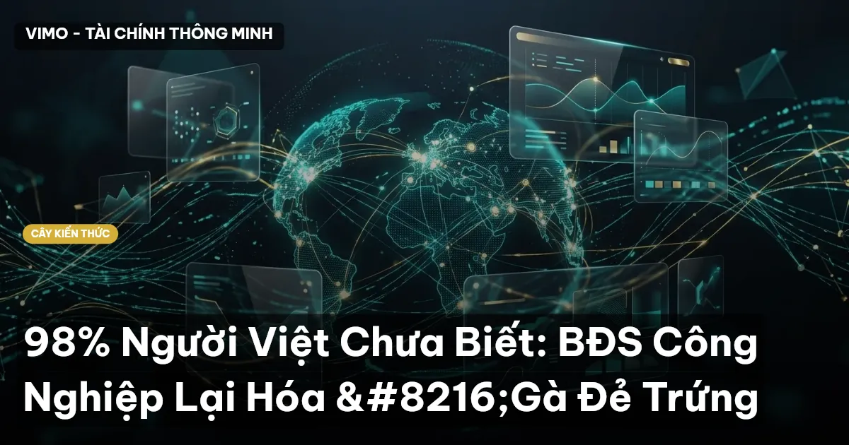 98% Người Việt Chưa Biết: BĐS Công Nghiệp Lại Hóa ‘Gà Đẻ Trứng