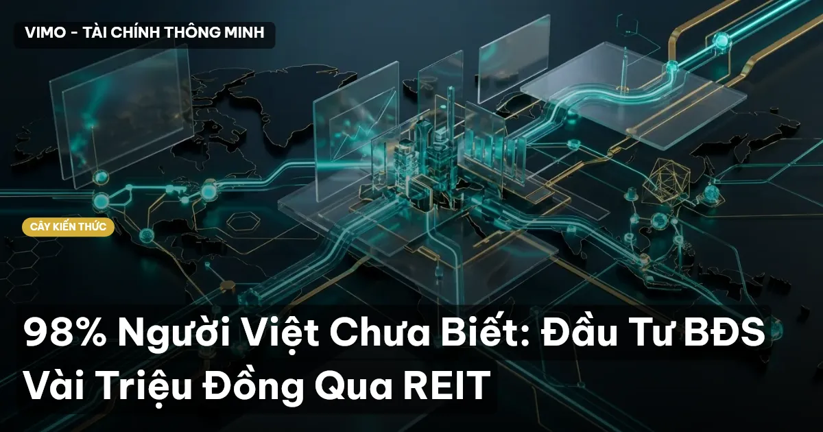 98% Người Việt Chưa Biết: Đầu Tư BĐS Vài Triệu Đồng Qua REIT