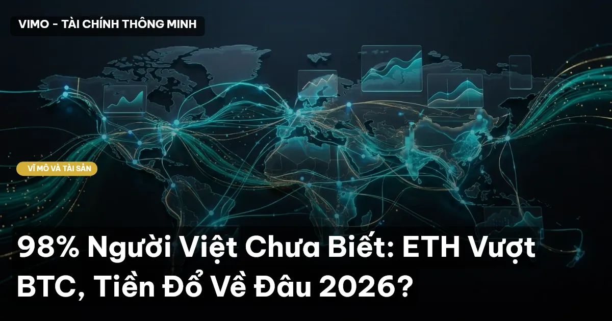 98% Người Việt Chưa Biết: ETH Vượt BTC, Tiền Đổ Về Đâu 2026?