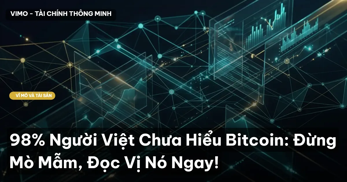 98% Người Việt Chưa Hiểu Bitcoin: Đừng Mò Mẫm, Đọc Vị Nó Ngay!