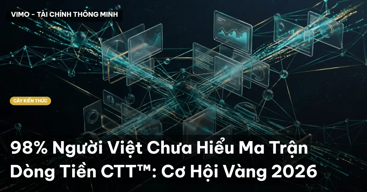 98% Người Việt Chưa Hiểu Ma Trận Dòng Tiền CTT™: Cơ Hội Vàng 2026