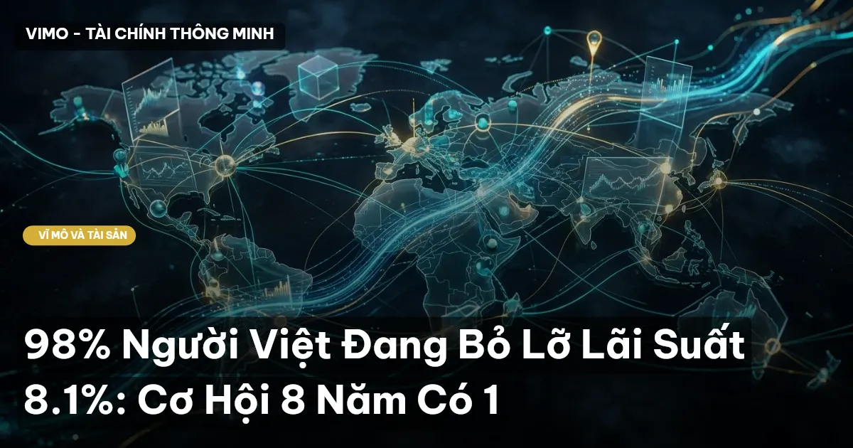 98% Người Việt Đang Bỏ Lỡ Lãi Suất 8.1%: Cơ Hội 8 Năm Có 1