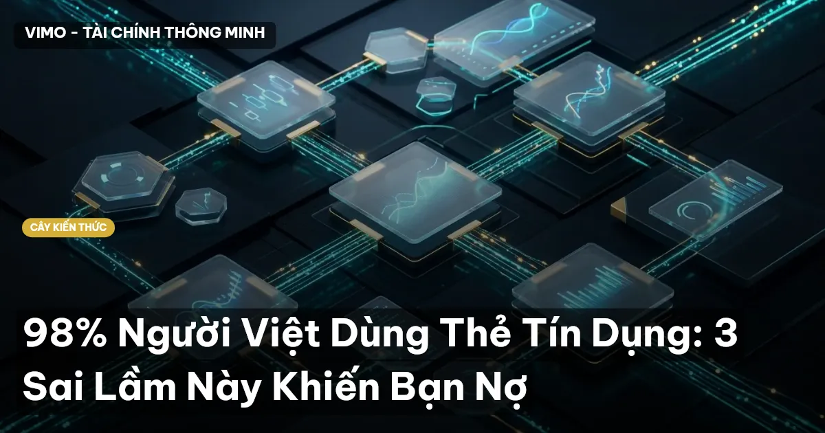 98% Người Việt Dùng Thẻ Tín Dụng: 3 Sai Lầm Này Khiến Bạn Nợ