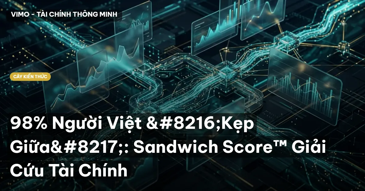 98% Người Việt ‘Kẹp Giữa’: Sandwich Score™ Giải Cứu Tài Chính