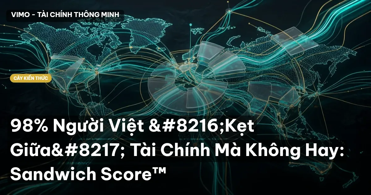 98% Người Việt ‘Kẹt Giữa’ Tài Chính Mà Không Hay: Sandwich Score™