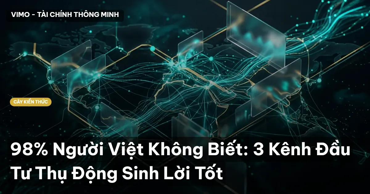 98% Người Việt Không Biết: 3 Kênh Đầu Tư Thụ Động Sinh Lời Tốt
