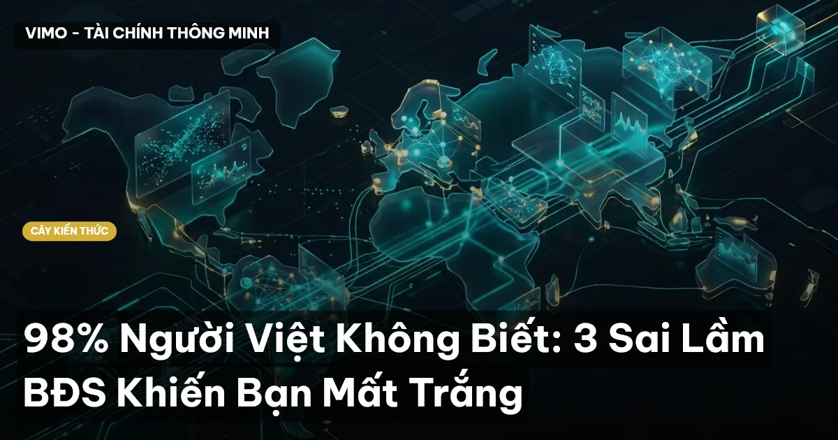 98% Người Việt Không Biết: 3 Sai Lầm BĐS Khiến Bạn Mất Trắng