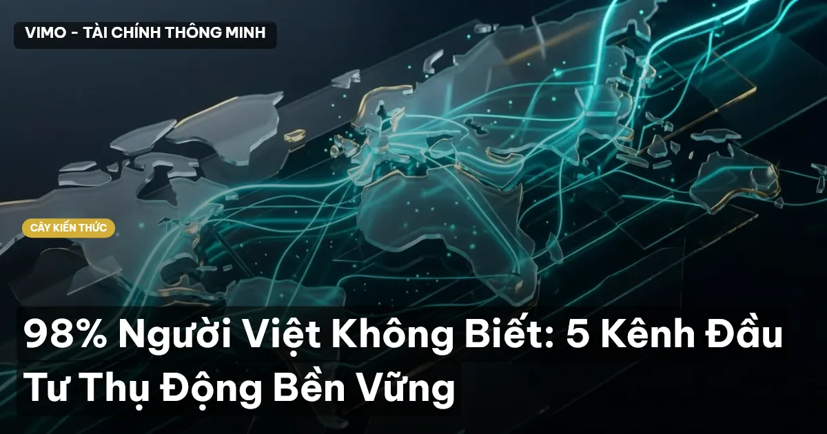98% Người Việt Không Biết: 5 Kênh Đầu Tư Thụ Động Bền Vững