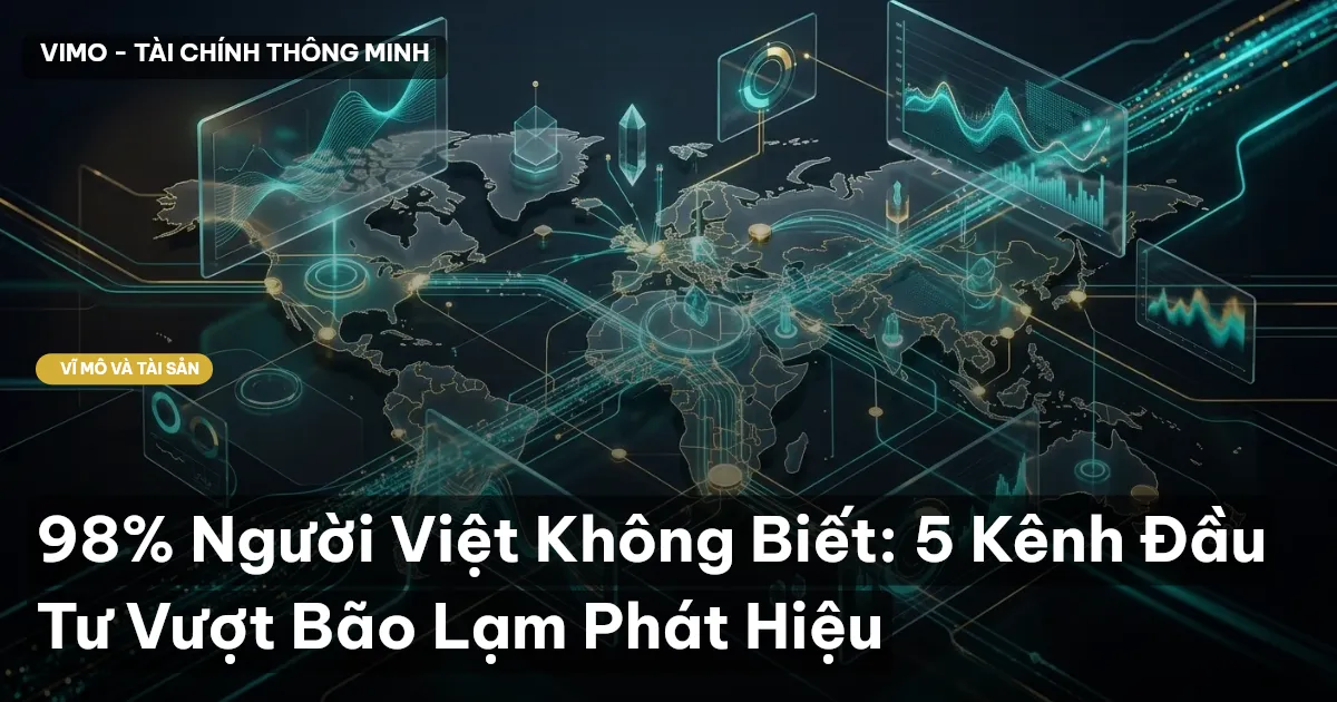 98% Người Việt Không Biết: 5 Kênh Đầu Tư Vượt Bão Lạm Phát Hiệu