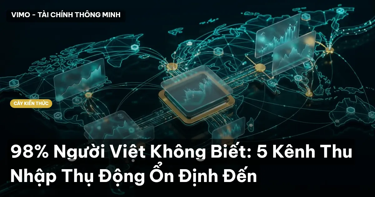 98% Người Việt Không Biết: 5 Kênh Thu Nhập Thụ Động Ổn Định Đến
