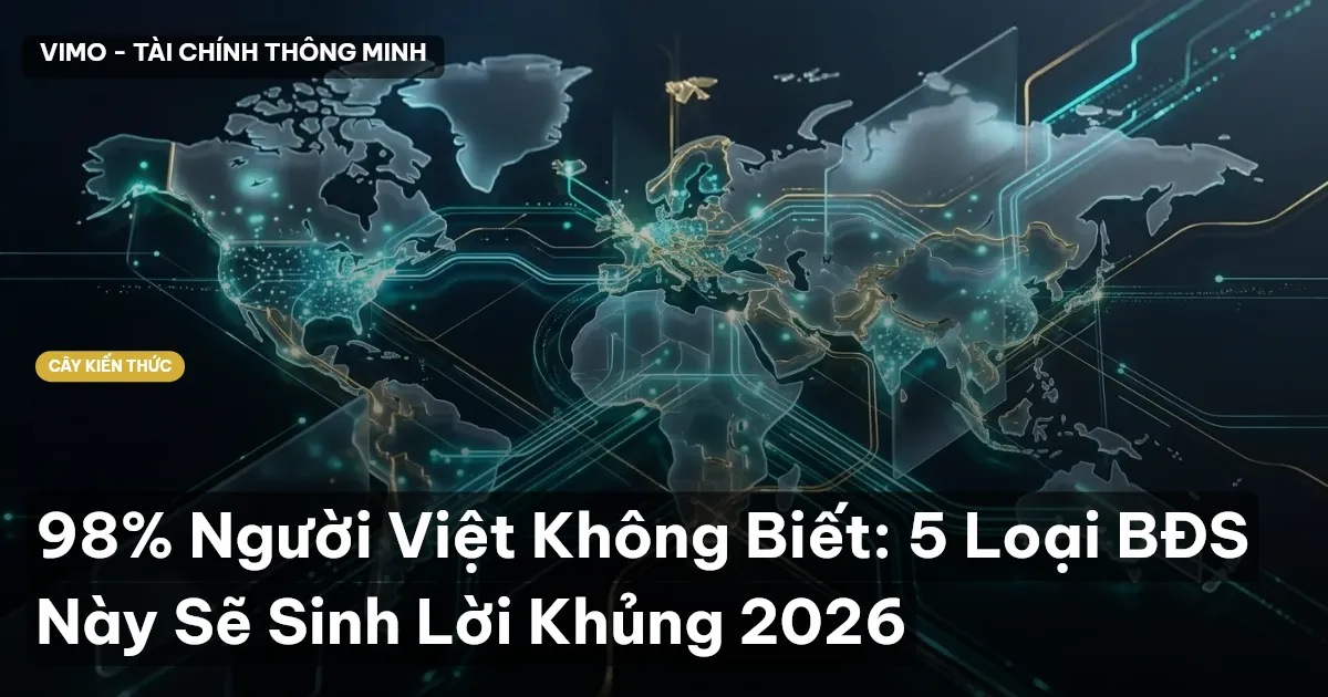 98% Người Việt Không Biết: 5 Loại BĐS Này Sẽ Sinh Lời Khủng 2026