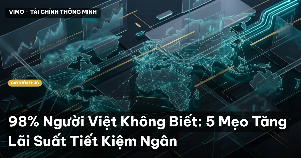 98% Người Việt Không Biết: 5 Mẹo Tăng Lãi Suất Tiết Kiệm Ngân