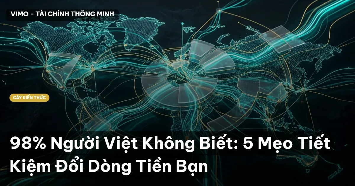 98% Người Việt Không Biết: 5 Mẹo Tiết Kiệm Đổi Dòng Tiền Bạn