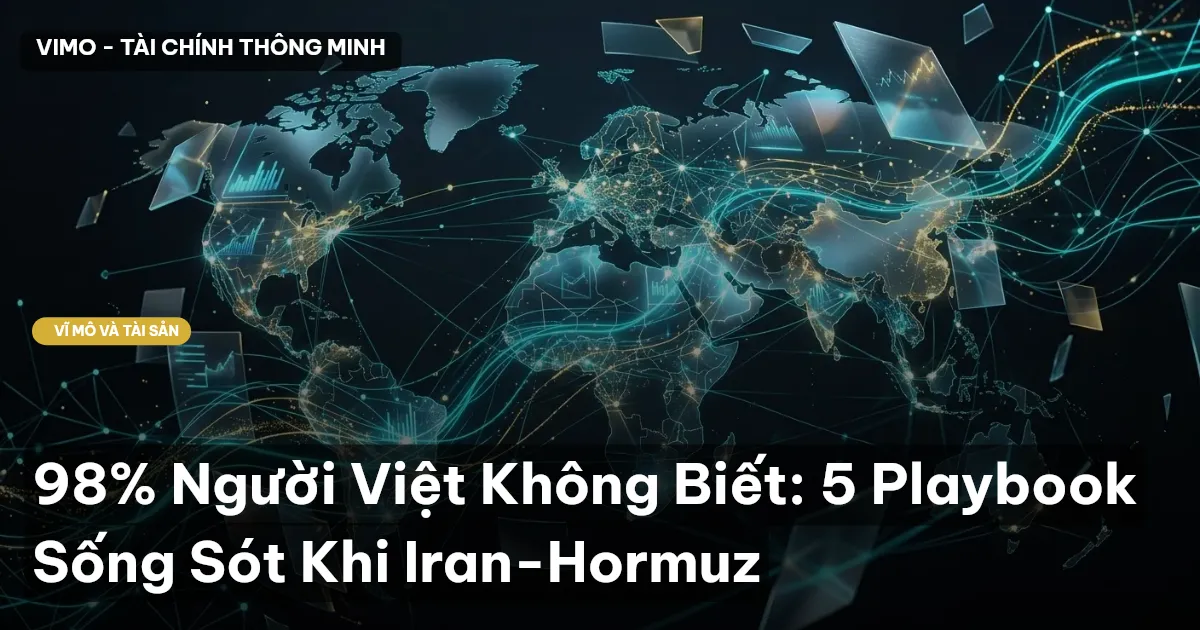 98% Người Việt Không Biết: 5 Playbook Sống Sót Khi Iran-Hormuz
