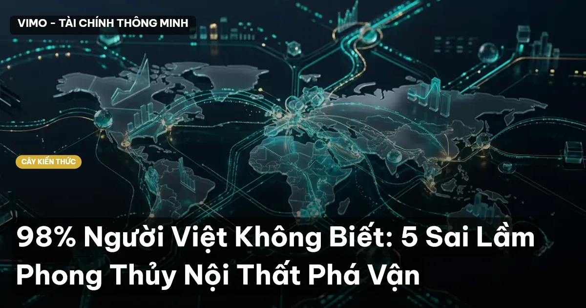 98% Người Việt Không Biết: 5 Sai Lầm Phong Thủy Nội Thất Phá Vận