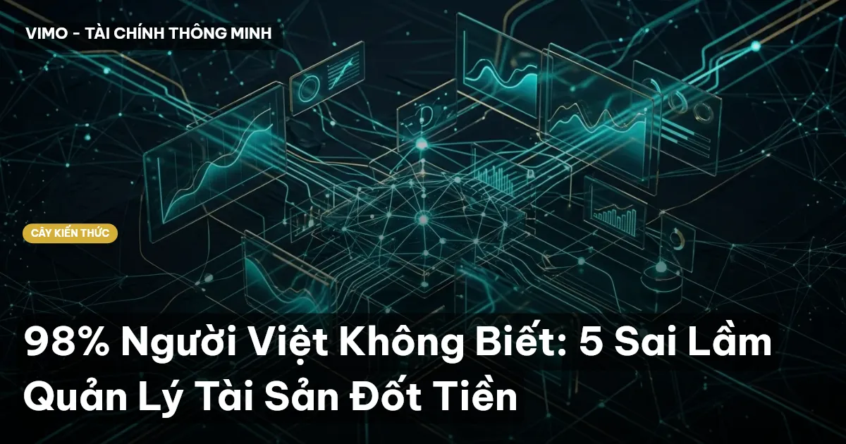 98% Người Việt Không Biết: 5 Sai Lầm Quản Lý Tài Sản Đốt Tiền