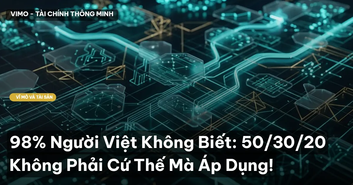 98% Người Việt Không Biết: 50/30/20 Không Phải Cứ Thế Mà Áp Dụng!
