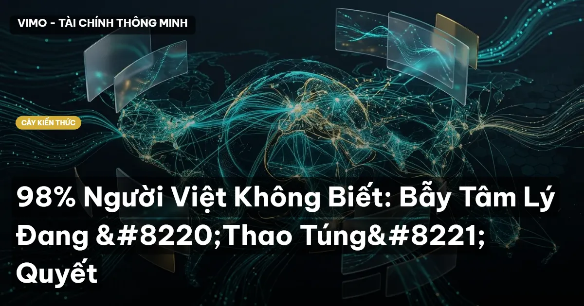 98% Người Việt Không Biết: Bẫy Tâm Lý Đang “Thao Túng” Quyết