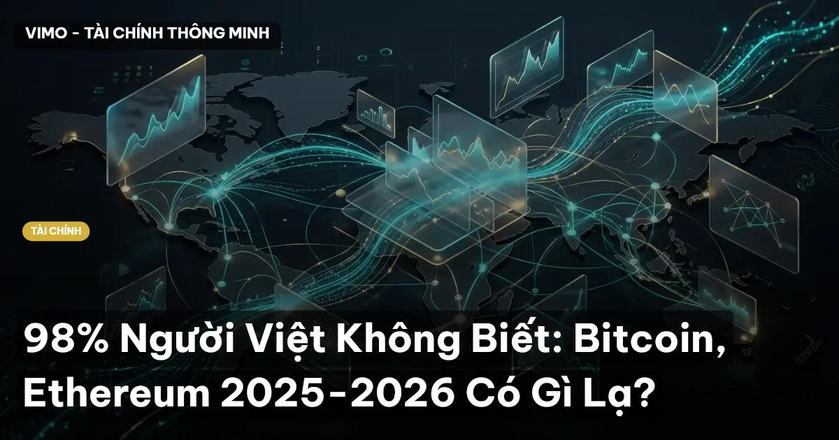 98% Người Việt Không Biết: Bitcoin, Ethereum 2025-2026 Có Gì Lạ?