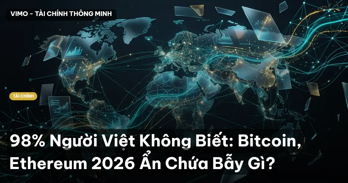 98% Người Việt Không Biết: Bitcoin, Ethereum 2026 Ẩn Chứa Bẫy Gì?