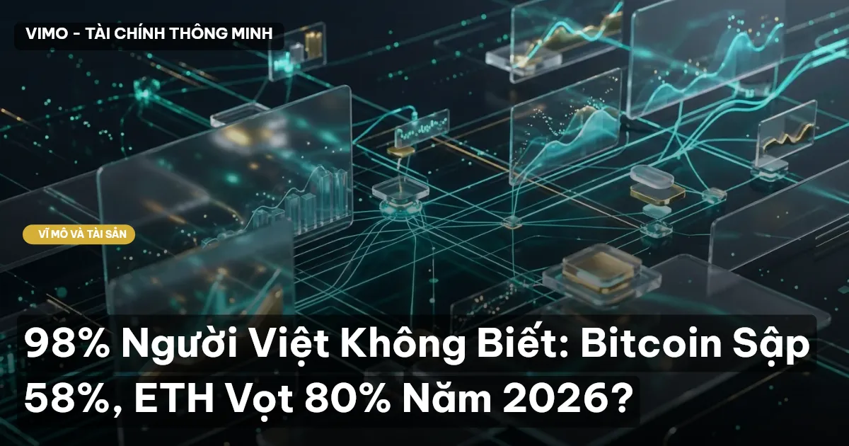 98% Người Việt Không Biết: Bitcoin Sập 58%, ETH Vọt 80% Năm 2026?