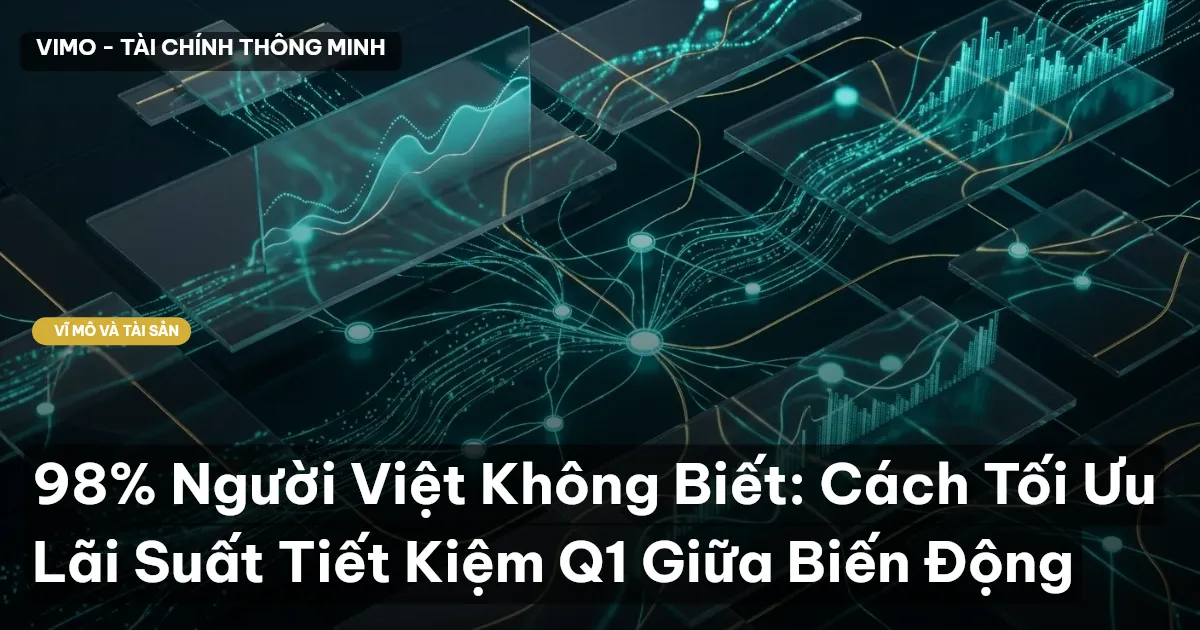 98% Người Việt Không Biết: Cách Tối Ưu Lãi Suất Tiết Kiệm Q1 Giữa Biến Động