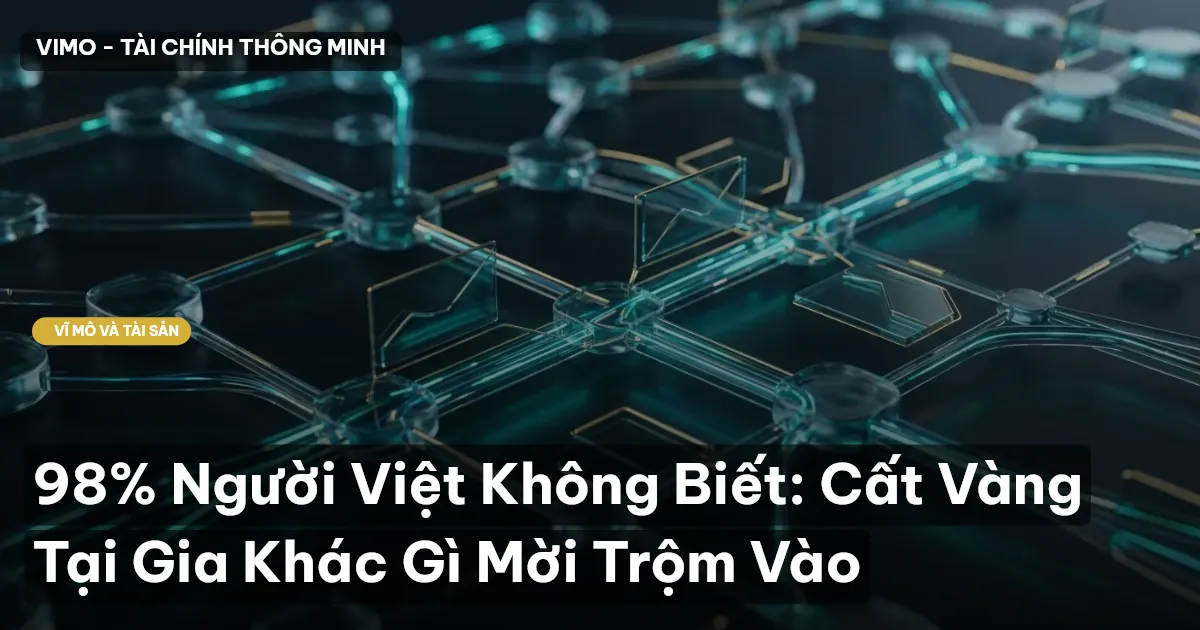 98% Người Việt Không Biết: Cất Vàng Tại Gia Khác Gì Mời Trộm Vào