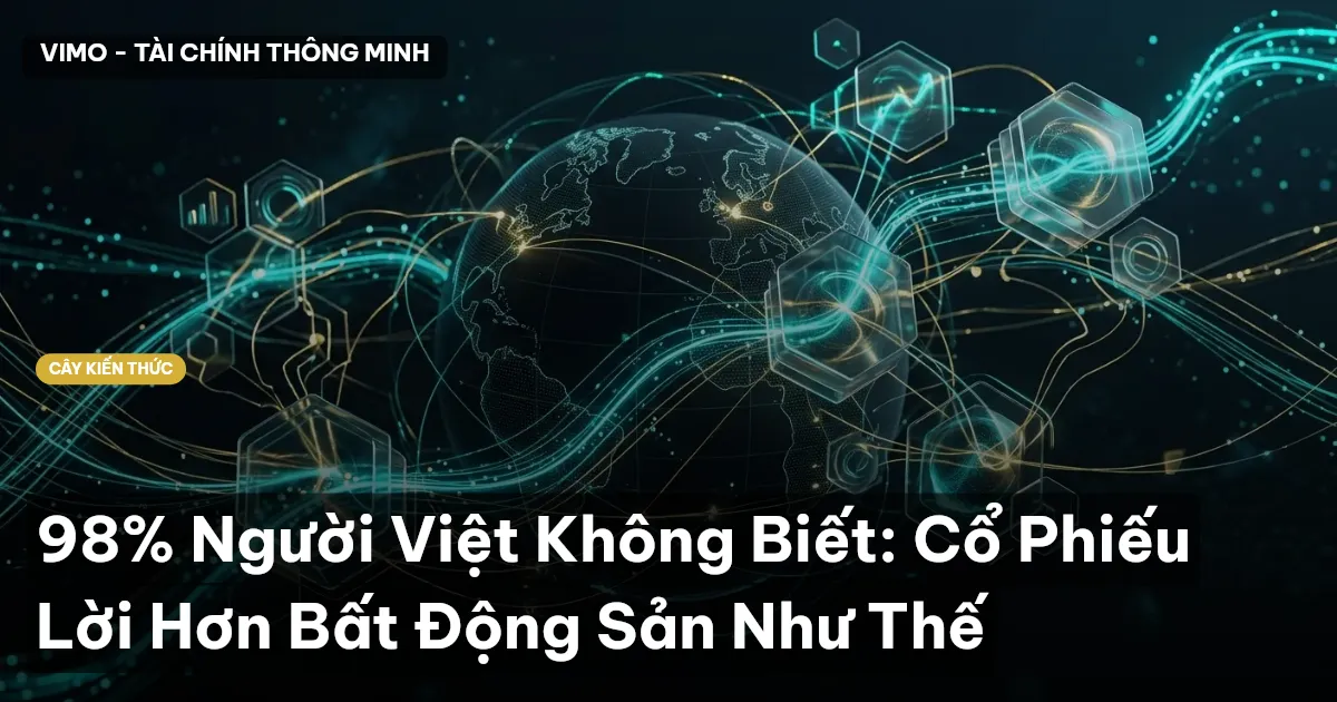 98% Người Việt Không Biết: Cổ Phiếu Lời Hơn Bất Động Sản Như Thế