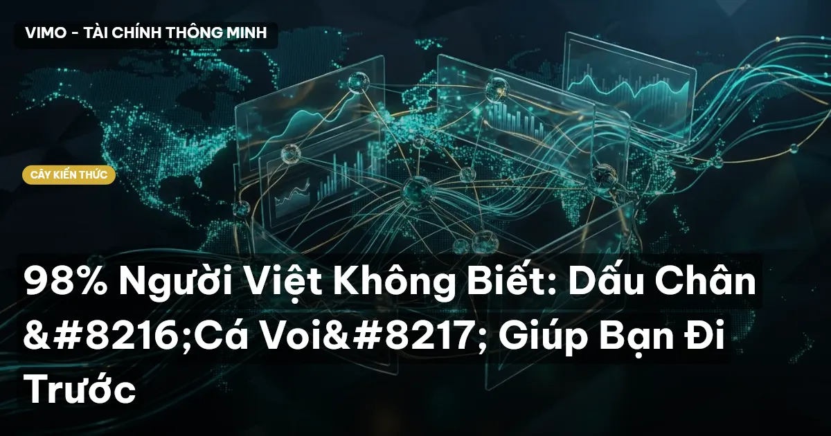 98% Người Việt Không Biết: Dấu Chân ‘Cá Voi’ Giúp Bạn Đi Trước