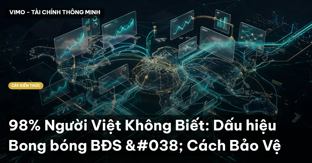 98% Người Việt Không Biết: Dấu hiệu Bong bóng BĐS & Cách Bảo Vệ