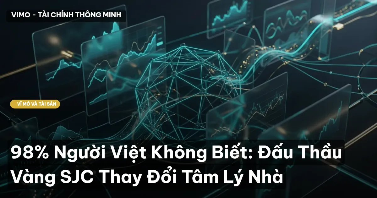 98% Người Việt Không Biết: Đấu Thầu Vàng SJC Thay Đổi Tâm Lý Nhà