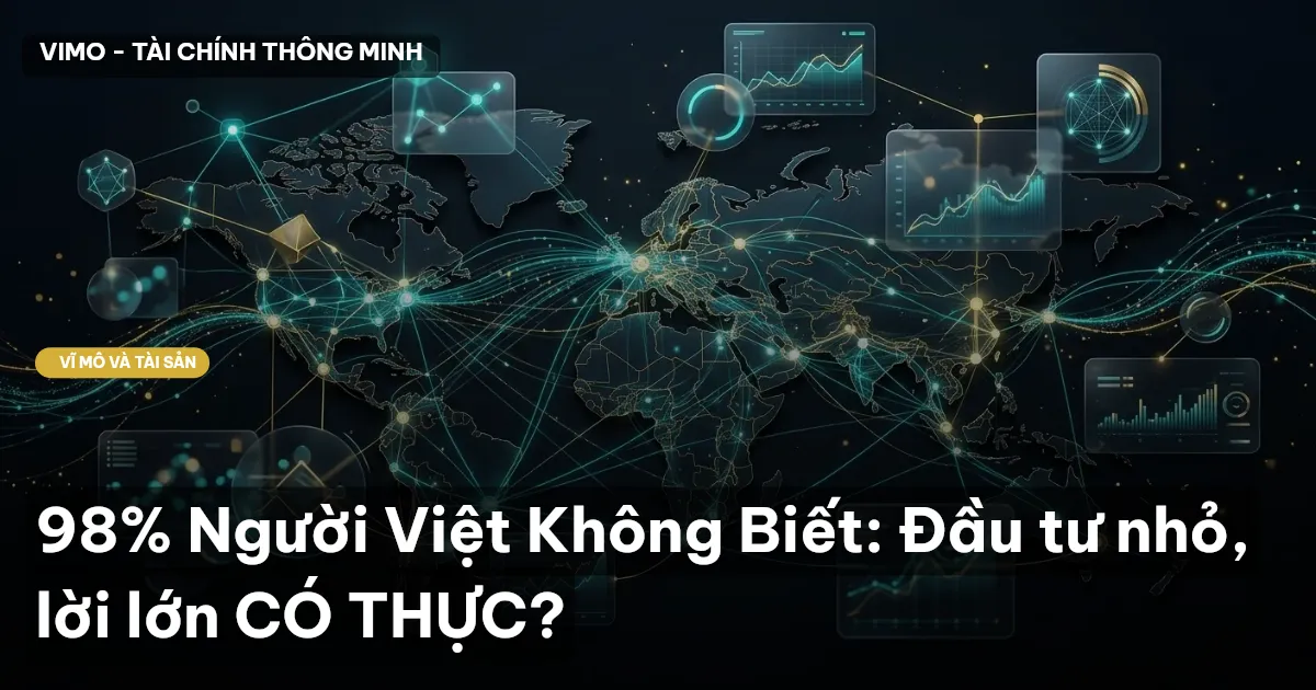 98% Người Việt Không Biết: Đầu tư nhỏ, lời lớn CÓ THỰC?
