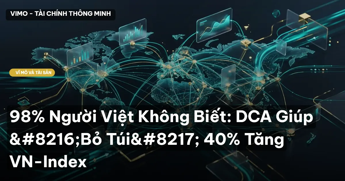 98% Người Việt Không Biết: DCA Giúp ‘Bỏ Túi’ 40% Tăng VN-Index
