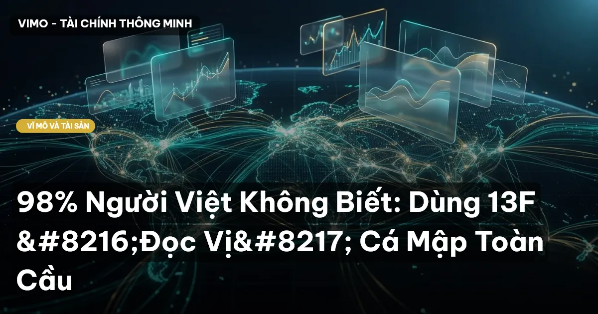 98% Người Việt Không Biết: Dùng 13F ‘Đọc Vị’ Cá Mập Toàn Cầu