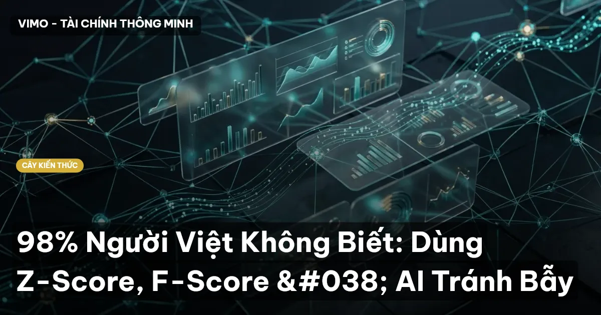 98% Người Việt Không Biết: Dùng Z-Score, F-Score & AI Tránh Bẫy