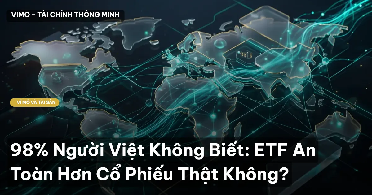98% Người Việt Không Biết: ETF An Toàn Hơn Cổ Phiếu Thật Không?