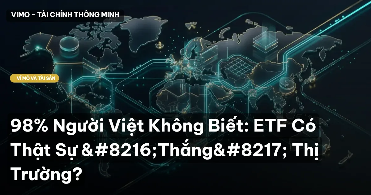 98% Người Việt Không Biết: ETF Có Thật Sự ‘Thắng’ Thị Trường?