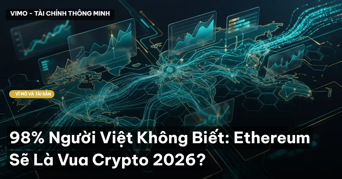 98% Người Việt Không Biết: Ethereum Sẽ Là Vua Crypto 2026?