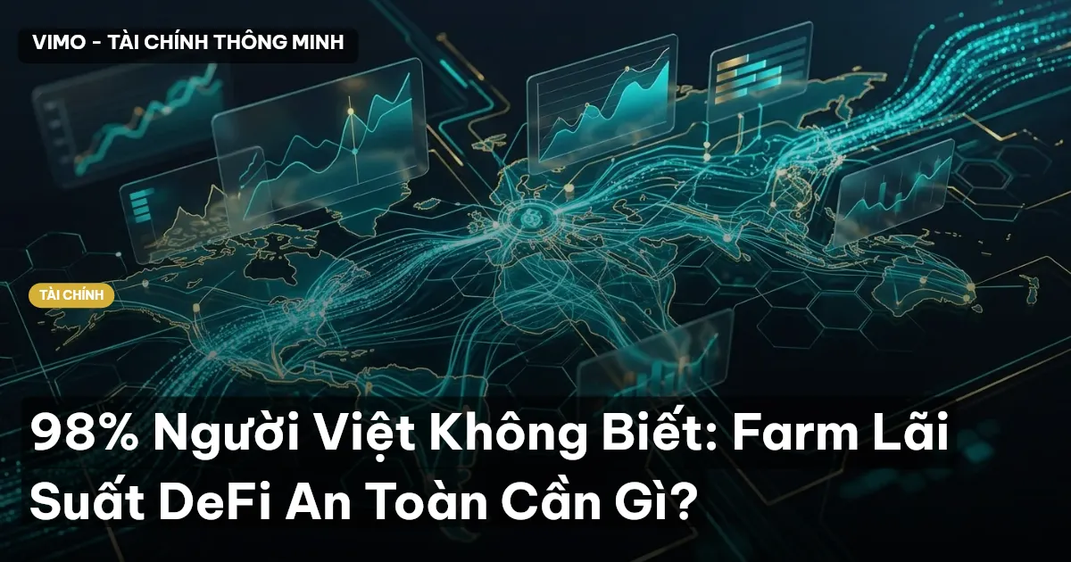 98% Người Việt Không Biết: Farm Lãi Suất DeFi An Toàn Cần Gì?
