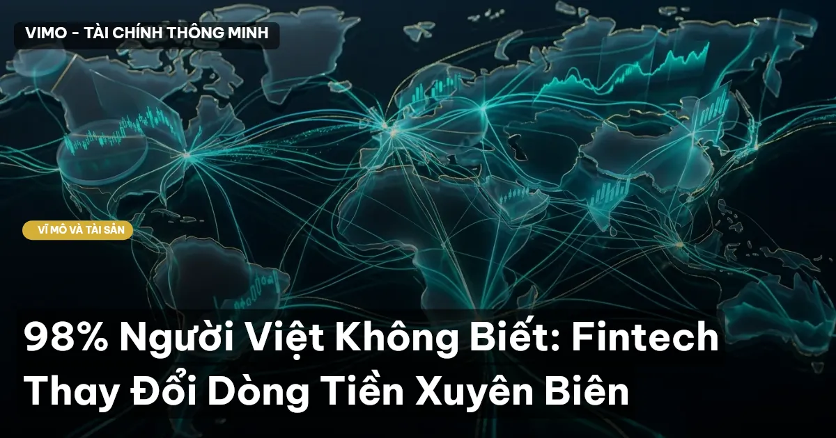 98% Người Việt Không Biết: Fintech Thay Đổi Dòng Tiền Xuyên Biên