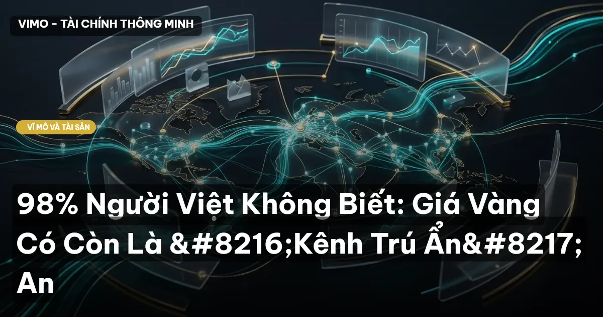 98% Người Việt Không Biết: Giá Vàng Có Còn Là ‘Kênh Trú Ẩn’ An