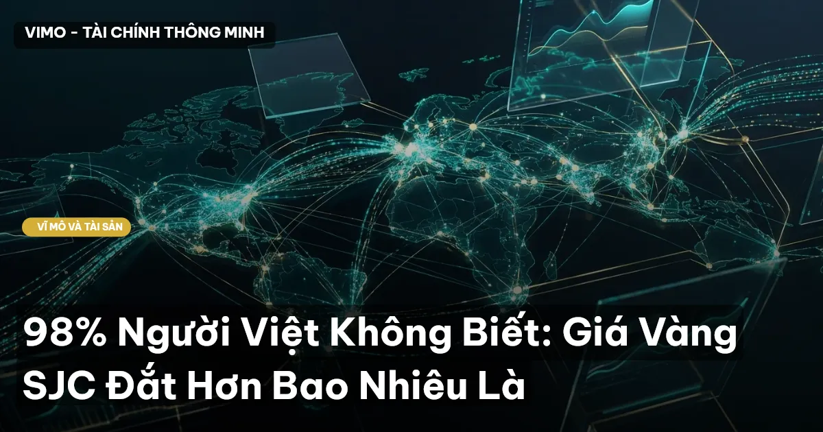 98% Người Việt Không Biết: Giá Vàng SJC Đắt Hơn Bao Nhiêu Là