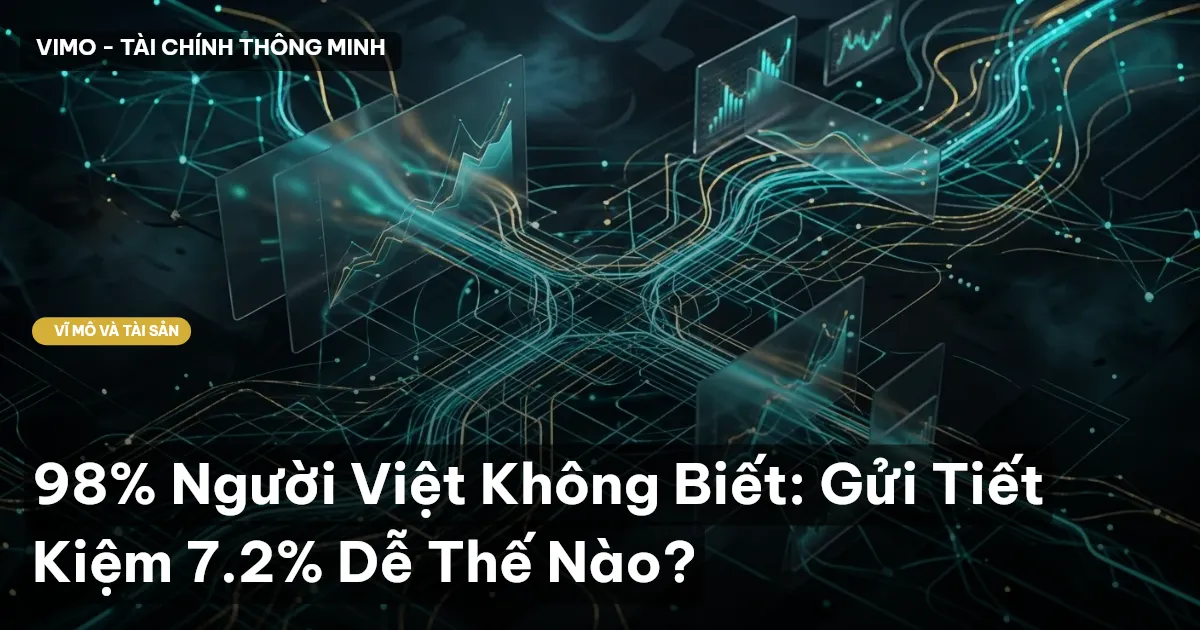 98% Người Việt Không Biết: Gửi Tiết Kiệm 7.2% Dễ Thế Nào?